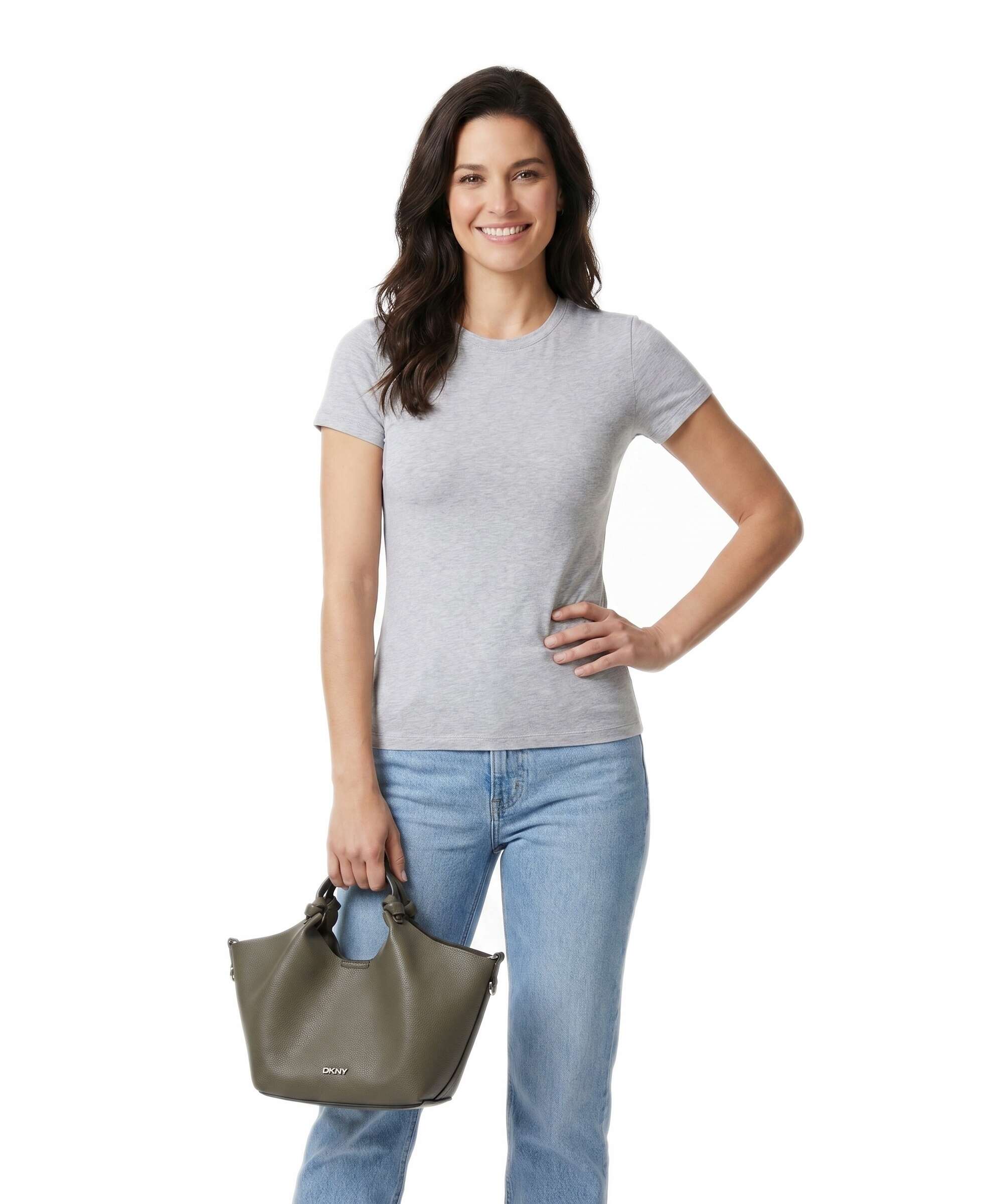 DKNY Paula Small Handbag utility green