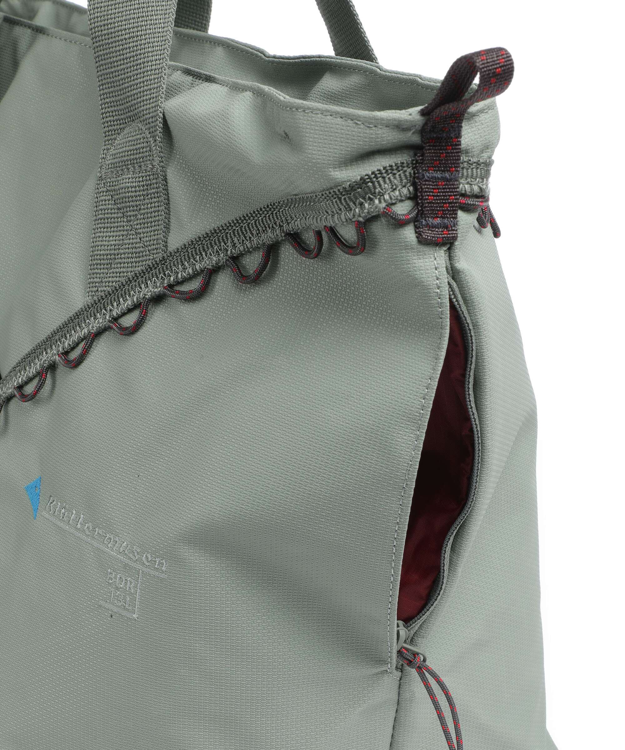 Klättermusen Bor 13 Hobo bag faded green