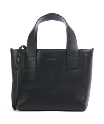 Sandqvist Leather Classics Cecilia Håndtaske black