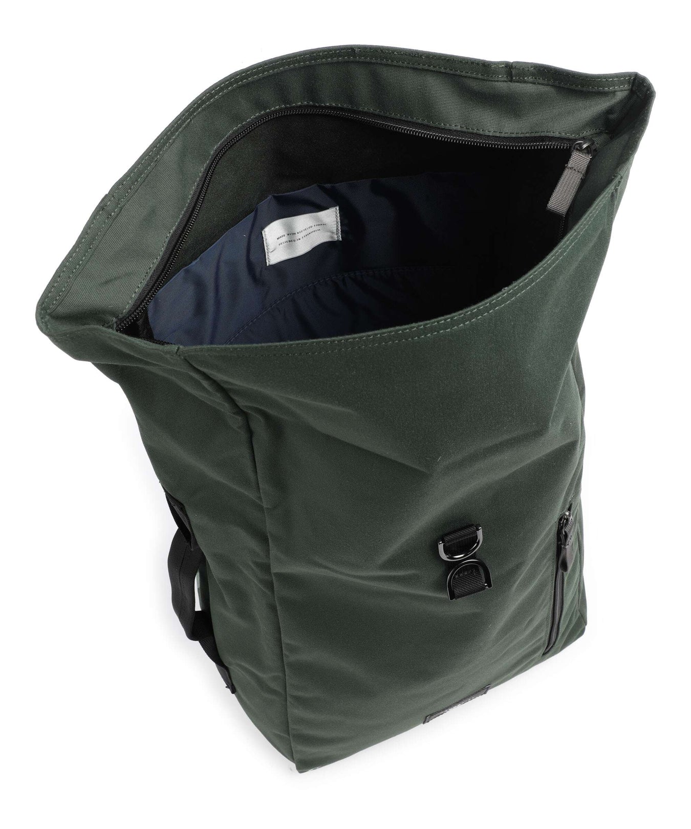 Sandqvist Ground Dante Vegan Rolltop backpack dawn green