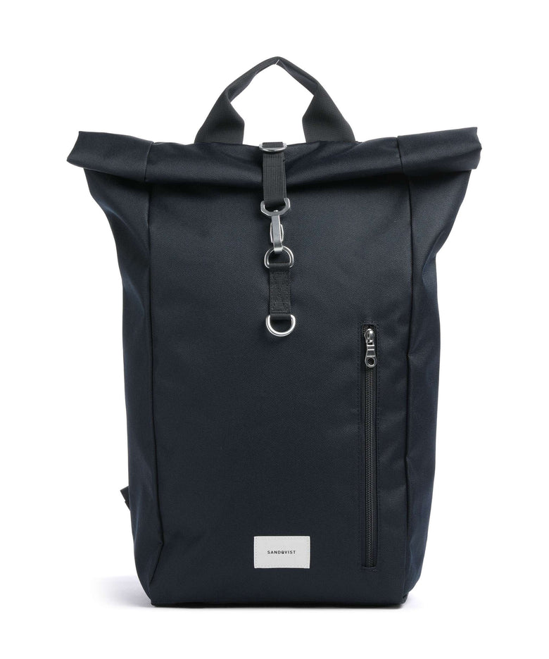 Sandqvist Ground L Rolltop backpack navy