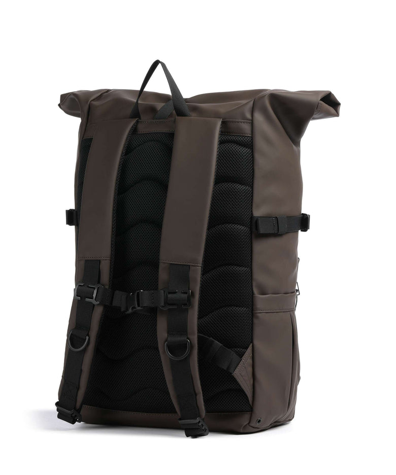 Sandqvist Stream L Rolltop backpack brown