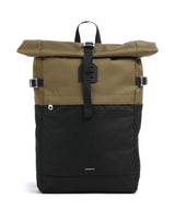 Sandqvist Icon M Rolltop rygsæk multi olive