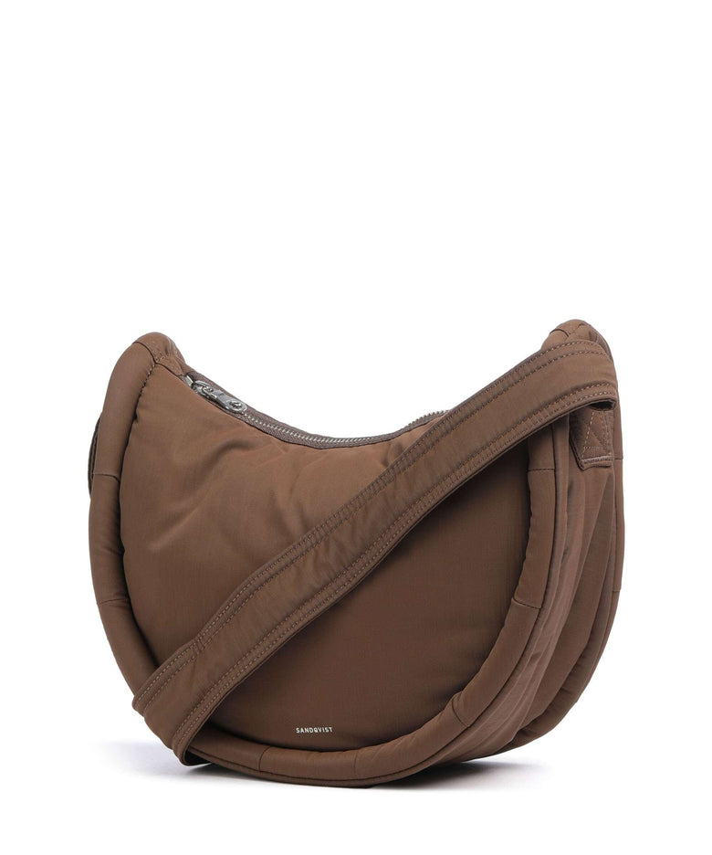 Sandqvist Curve S Crossbody bag dark taupe
