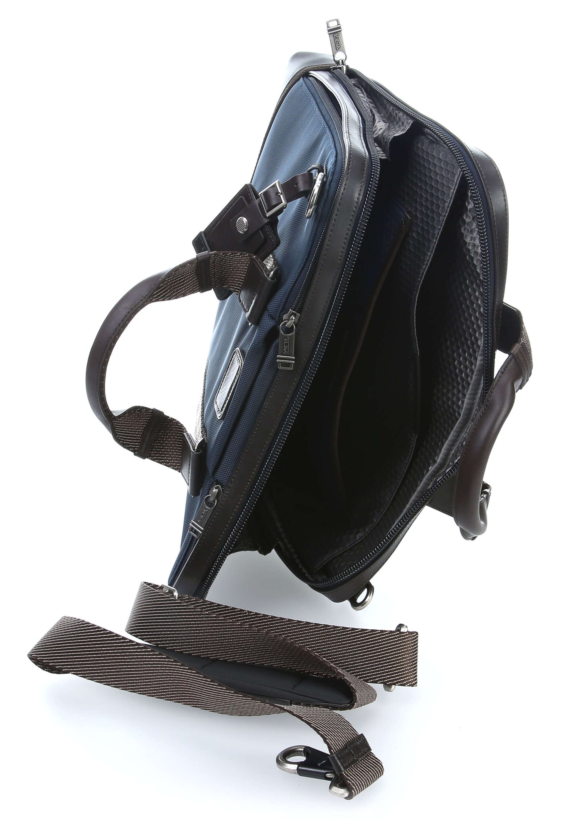 tumi Alpha Bravo Andrews Briefcase navy