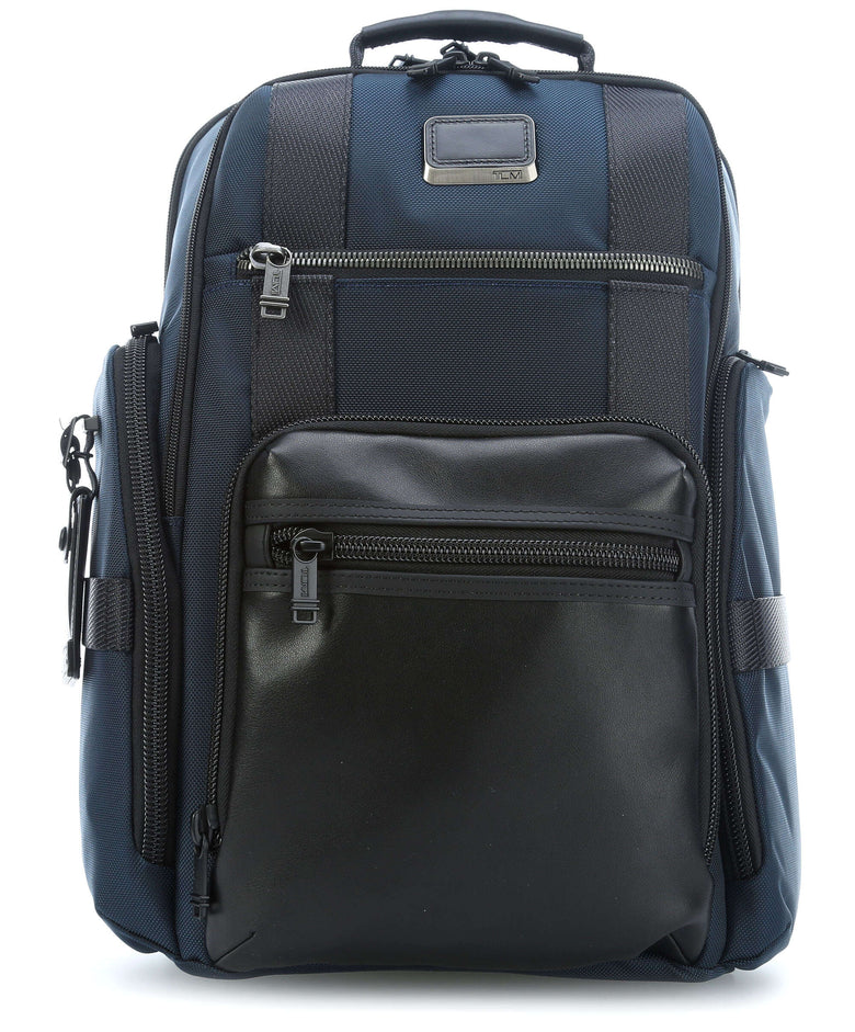 tumi Alpha Bravo Sheppard Deluxe Backpack navy