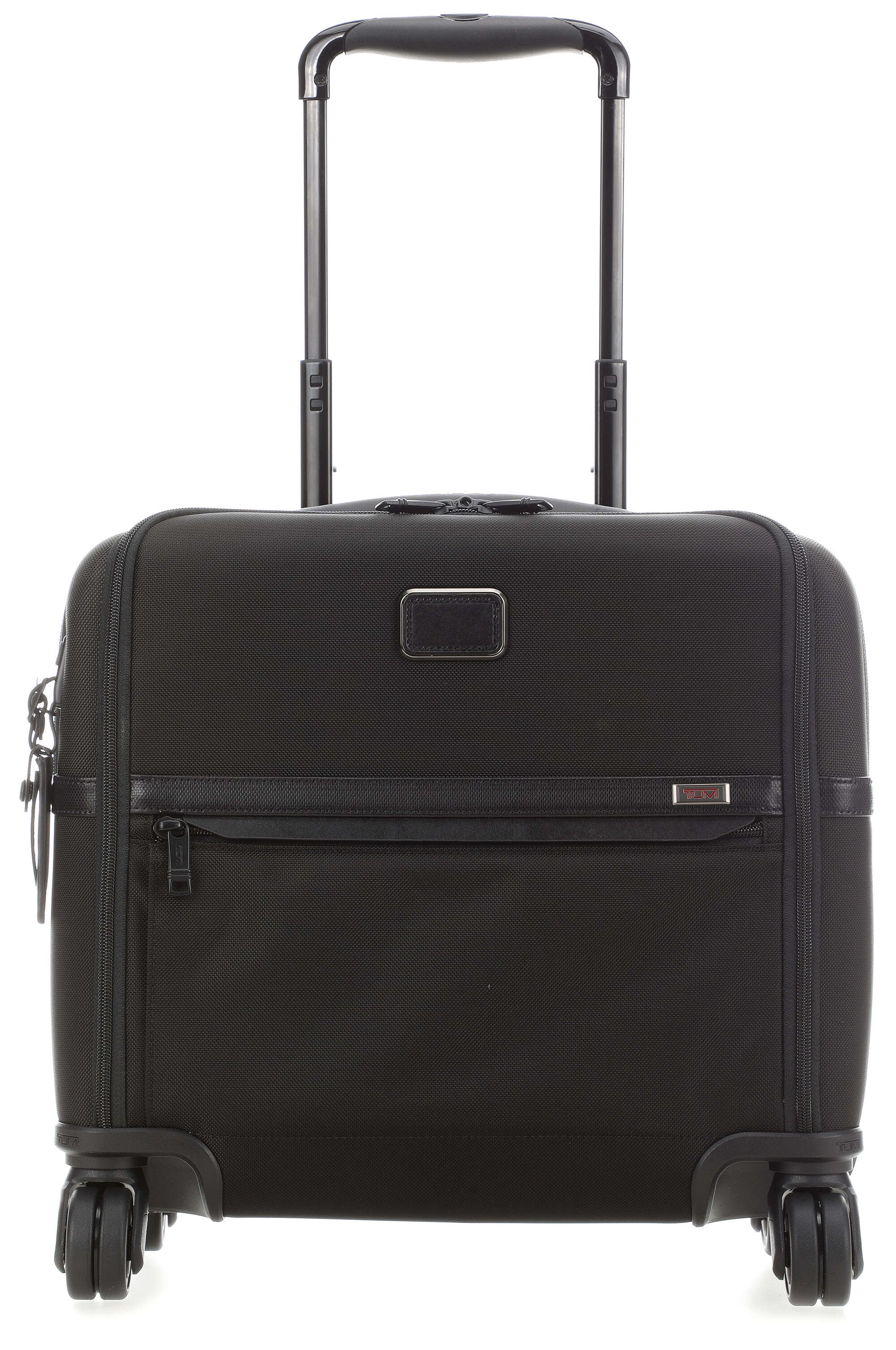 tumi Alpha 3 Compact Rolling briefcase black