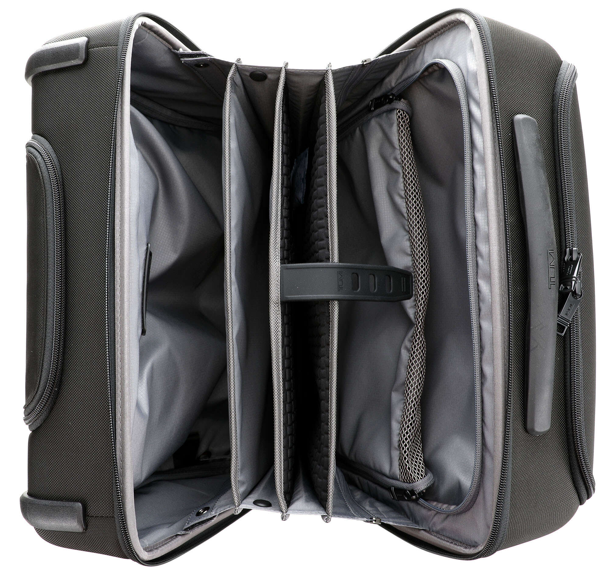 tumi Alpha 3 Compact Rolling briefcase black