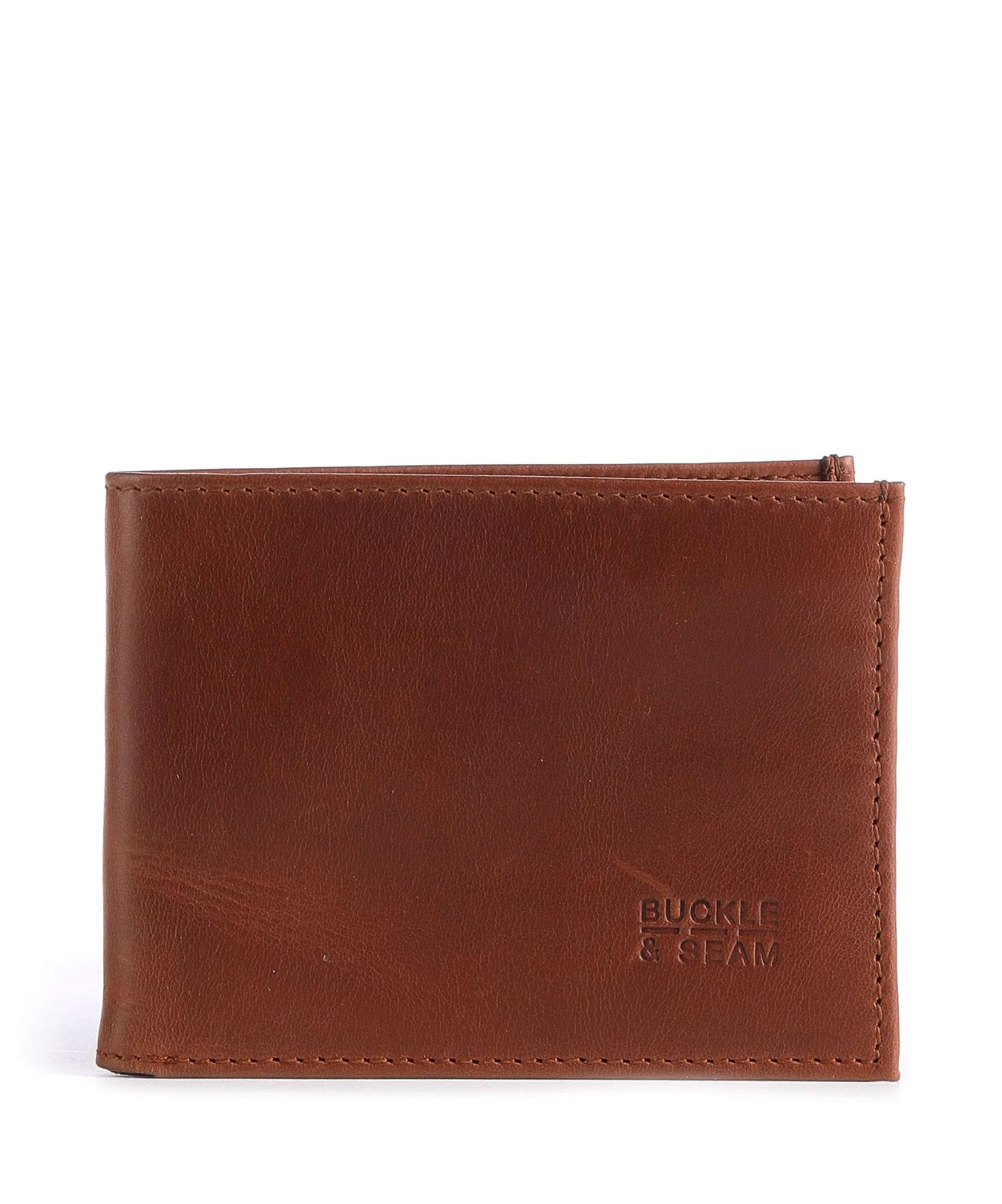 Buckle & Seam Bill Wallet cognac