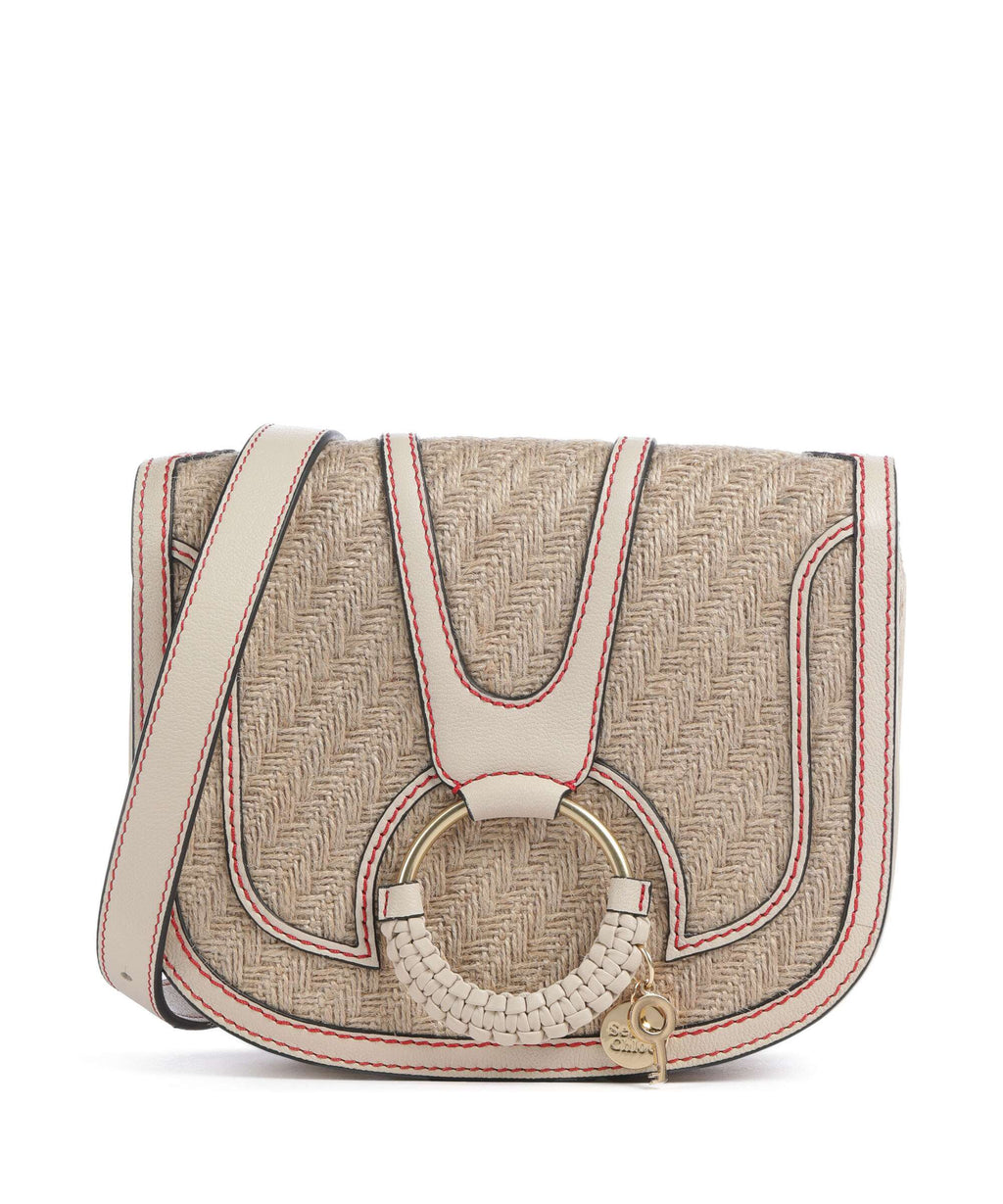 See by Chloé Hana Small Crossbody bag straw beige