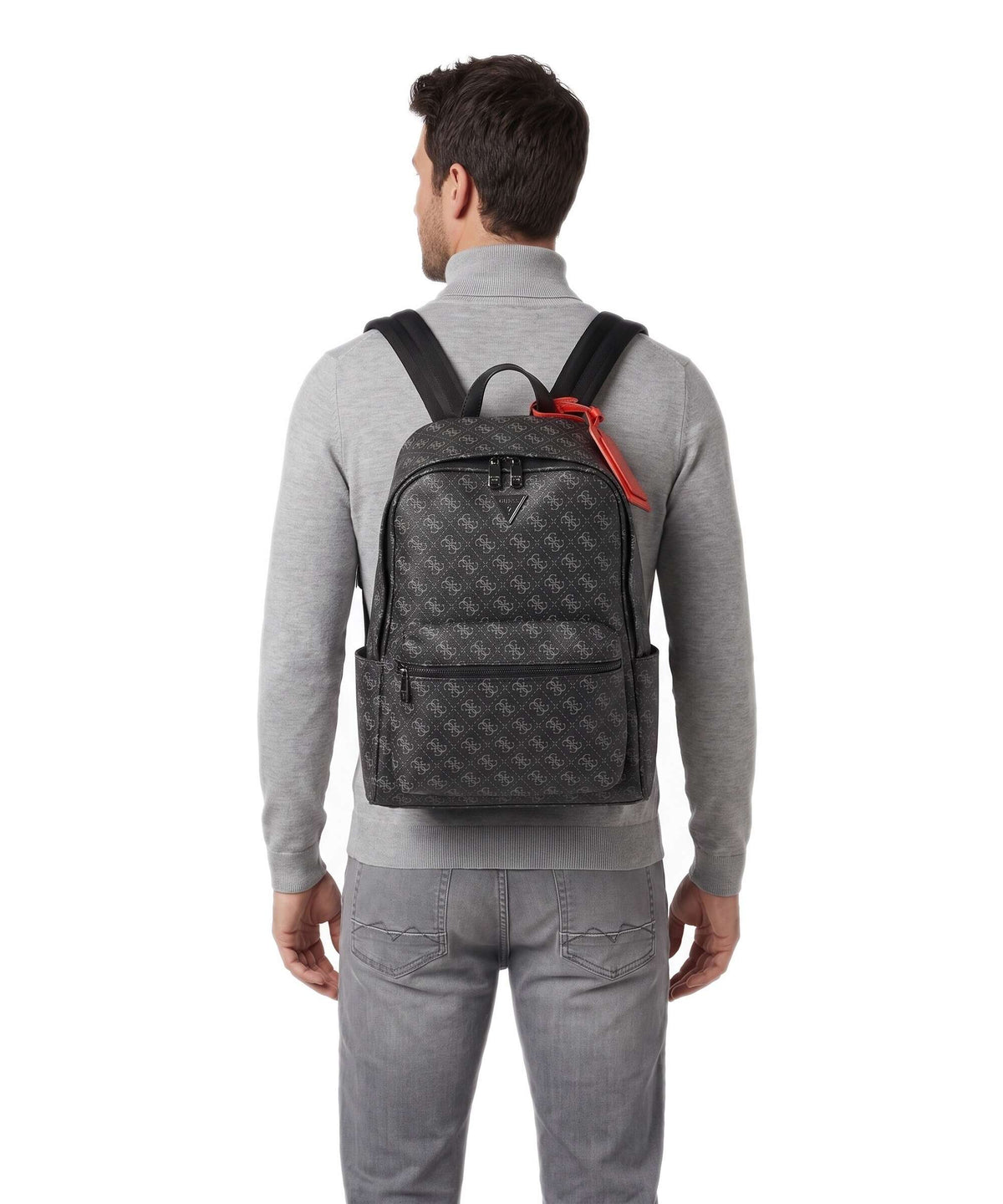 Guess Milano Squared Backpack dark black