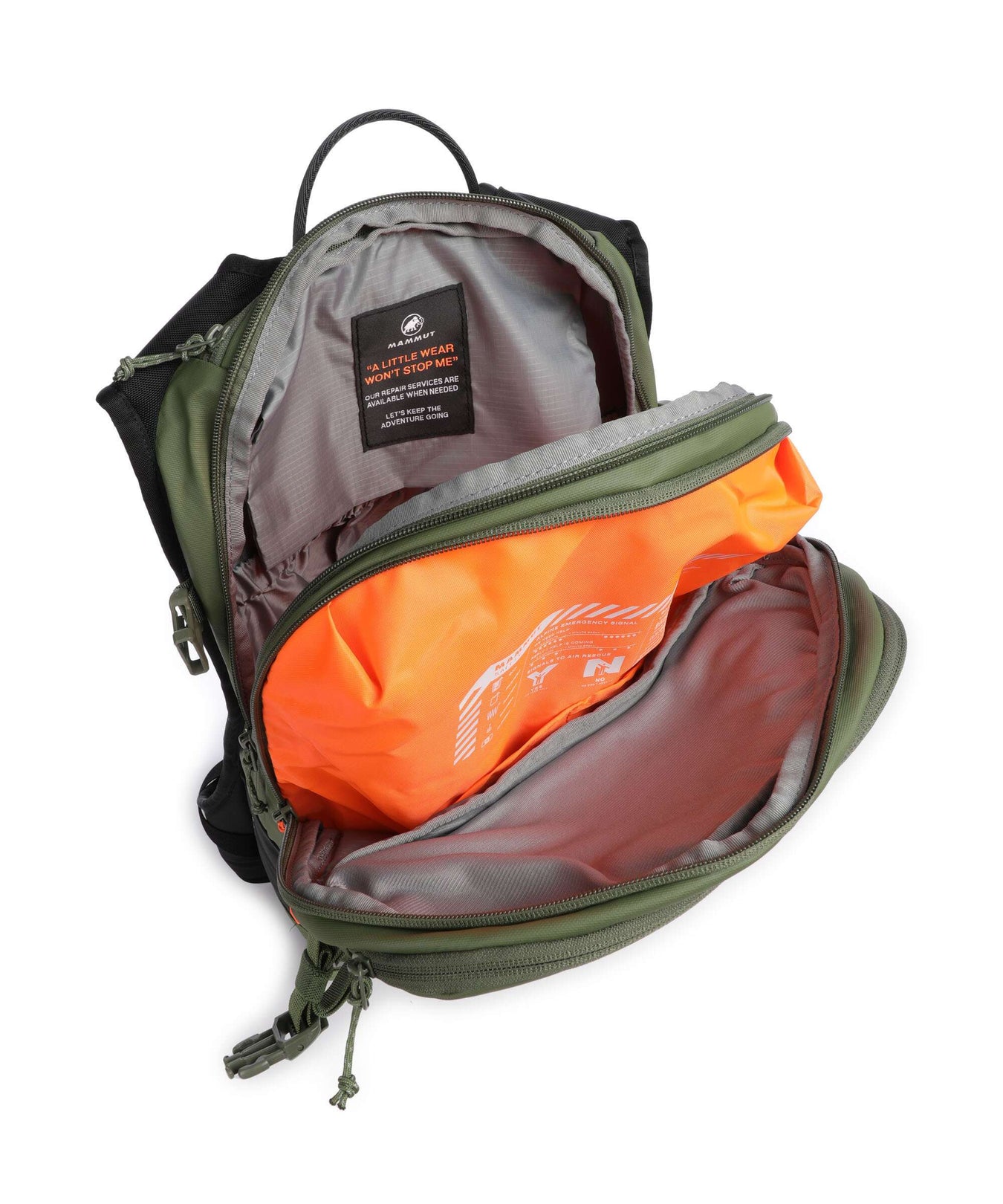 Mammut Nirvana 18 Hiking backpack marsh/black