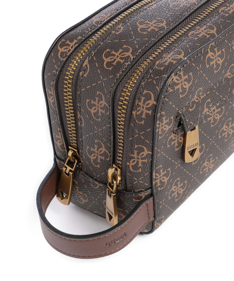 Guess Milano Toiletry bag brown/ochre