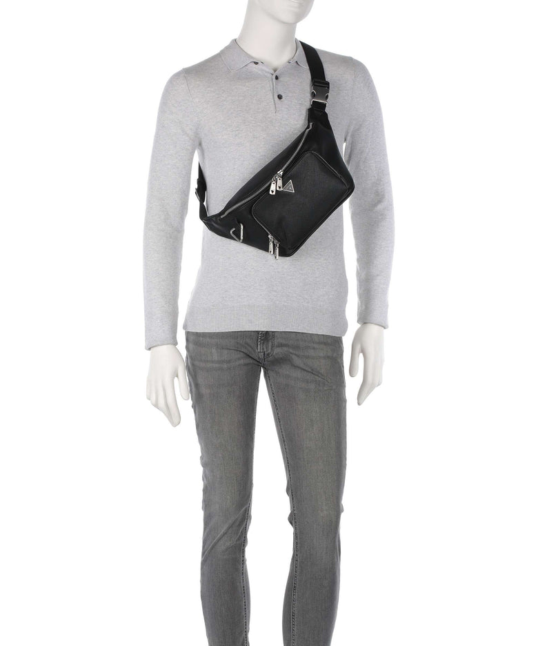 Guess Milano Eco Belt bag black