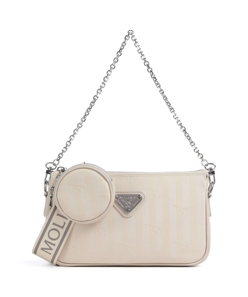 Maison Mollerus Vinerus Zell Shoulder bag pearl