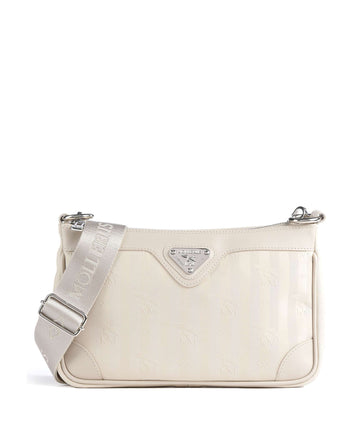 Maison Mollerus Vinerus Flums Crossover taske pearl weiss