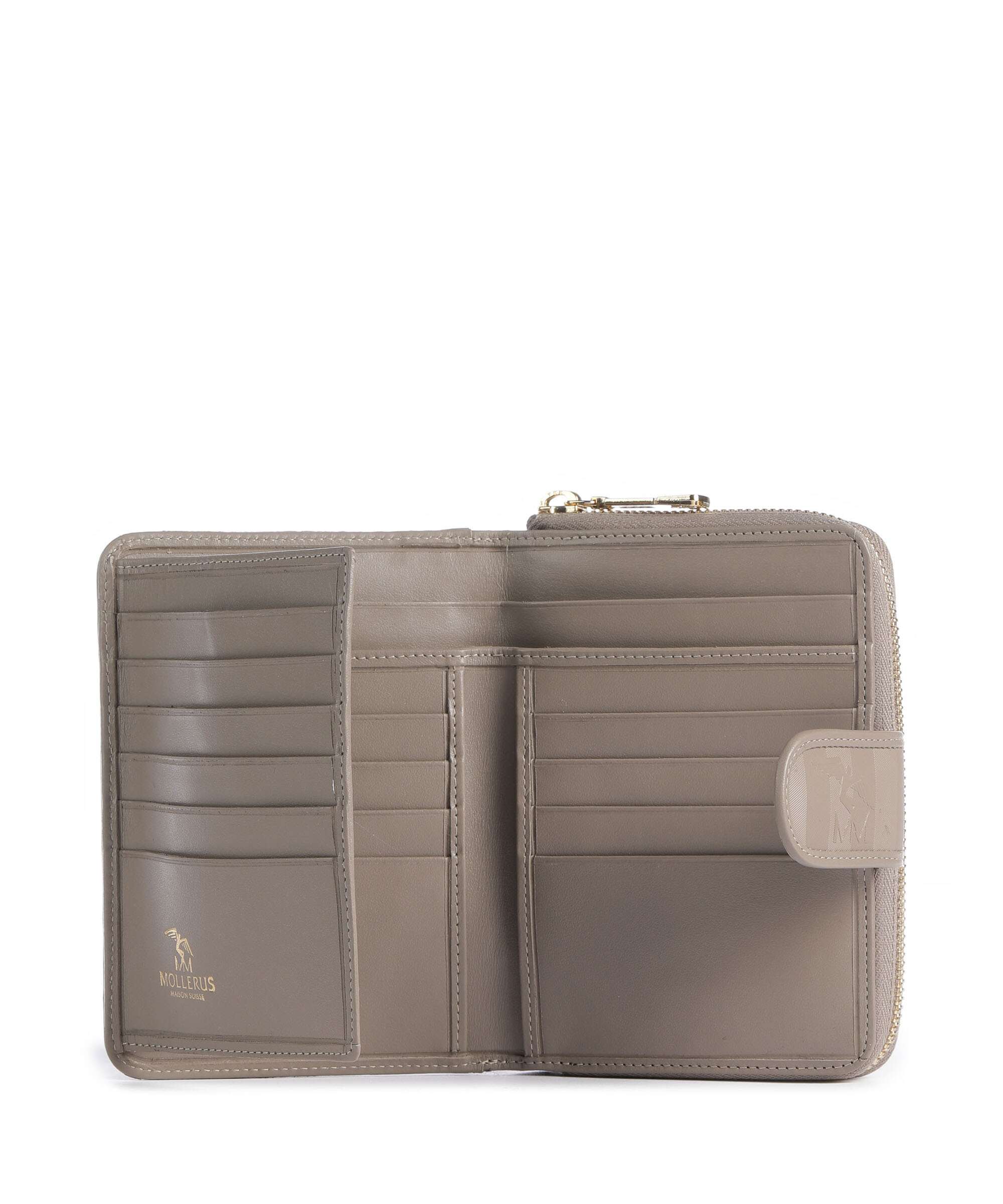 Maison Mollerus Vinerus Saentis Wallet taupe grau