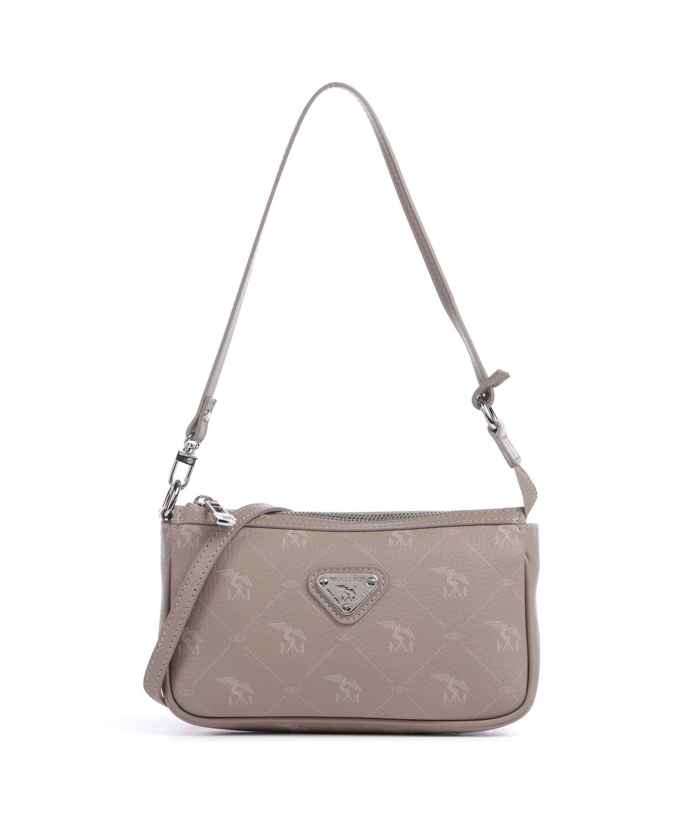 Maison Mollerus Pecarus Missy Shoulder bag taupe/rosé/silber