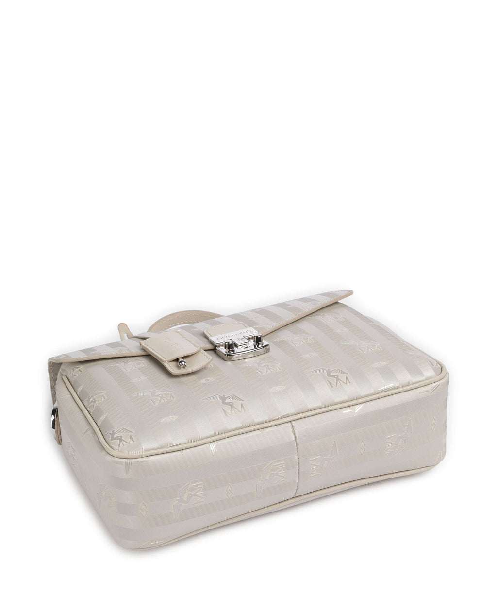 Maison Mollerus Vinerus Marly Handbag metallic silber/perle