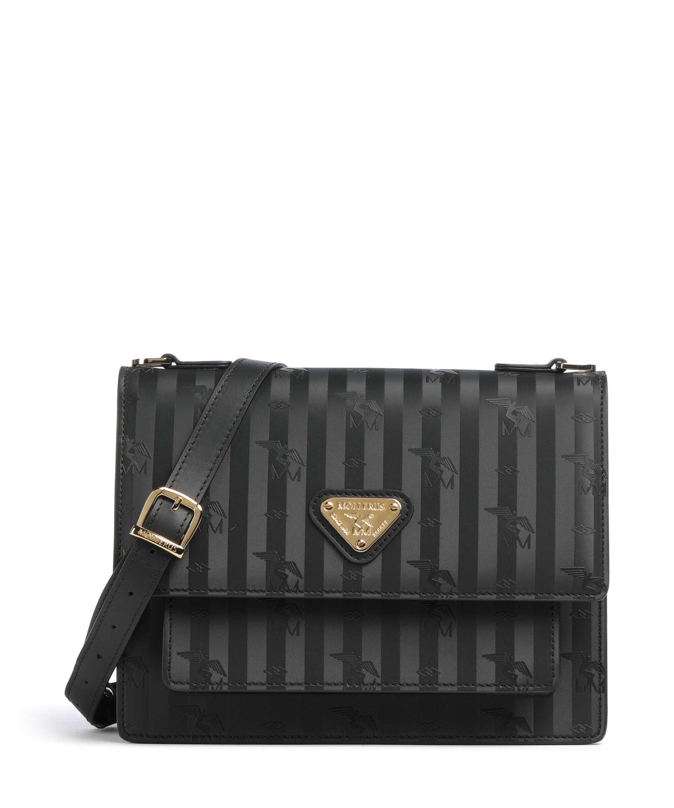 Maison Mollerus Vinerus Fey Crossbody bag black/gold