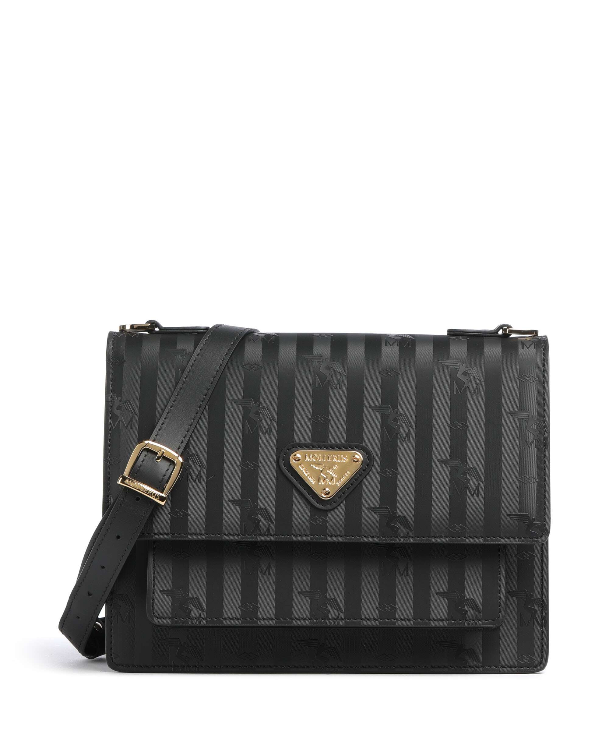 Maison Mollerus Vinerus Fey Crossbody bag black/gold