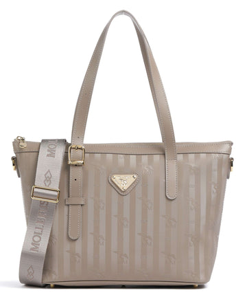 Maison Mollerus Vinerus Vallon Shopper taske taupe grau
