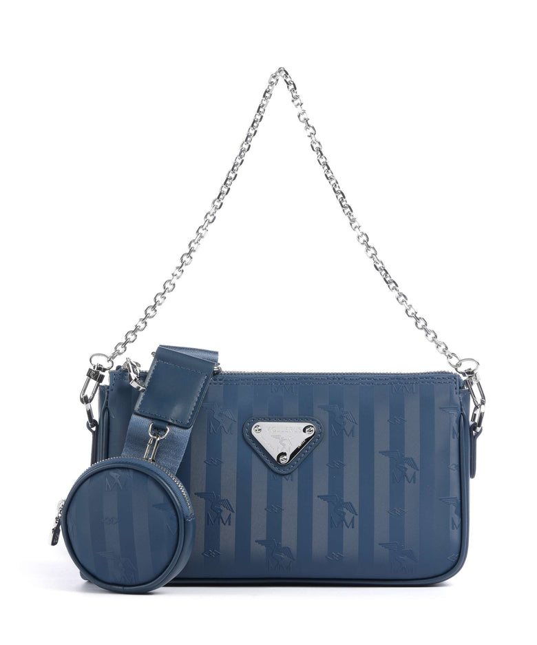 Maison Mollerus Vinerus Zell Shoulder bag deep blau