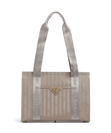 Maison Mollerus Vinerus Berlin Shopper taske taupe grau