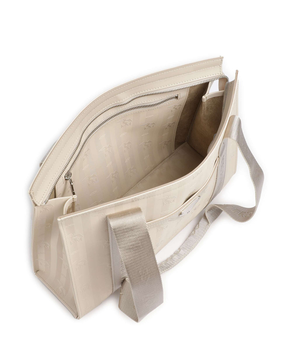 Maison Mollerus Vinerus Berlin Tote bag pearl weiss