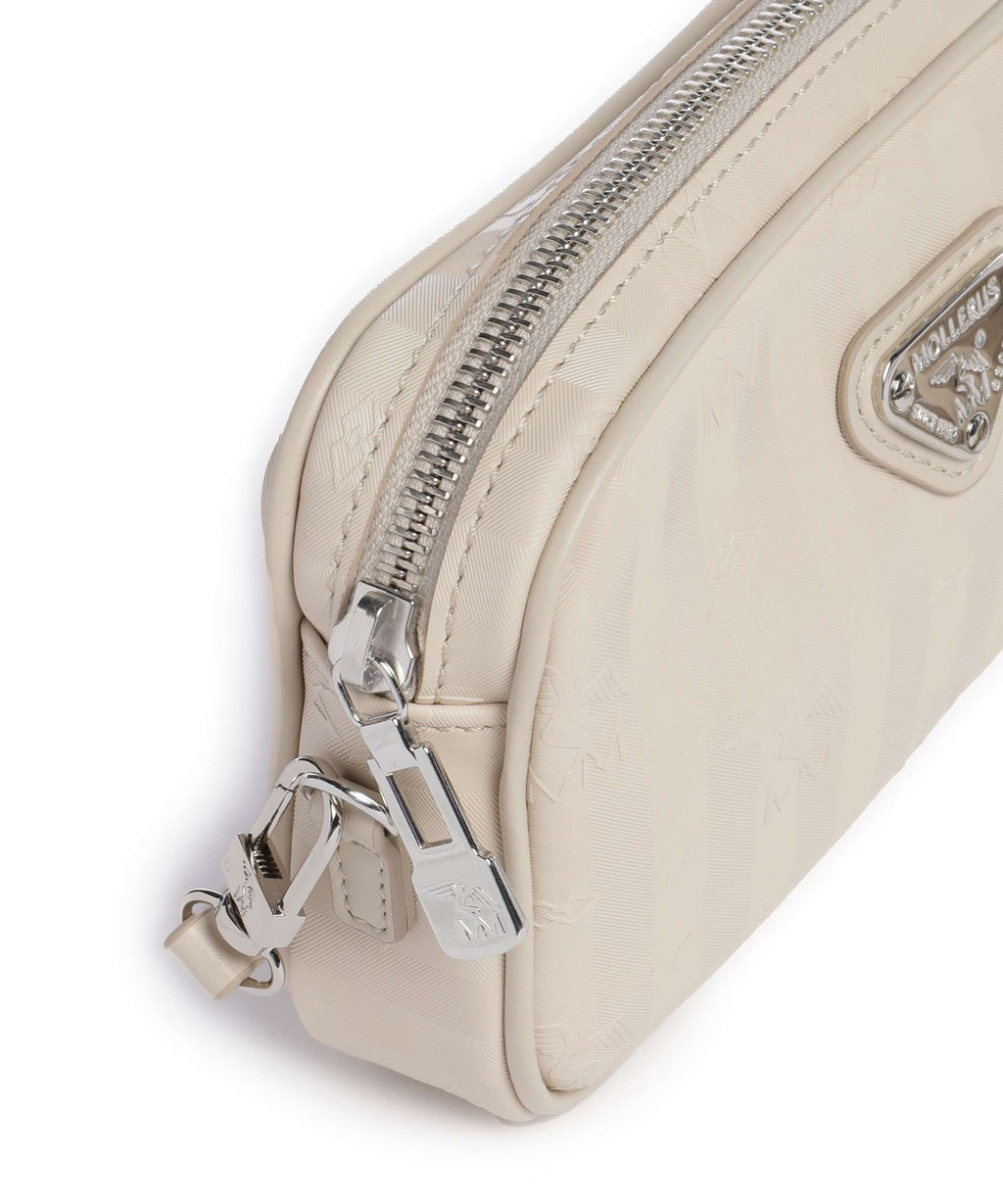 Maison Mollerus Vinerus Rivaz Crossbody bag pearl weiss