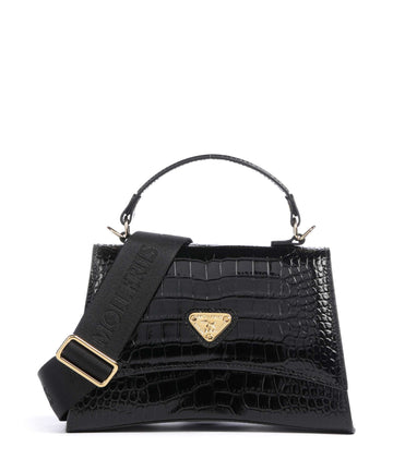 Maison Mollerus Croco Romont Håndtaske classic schwarz