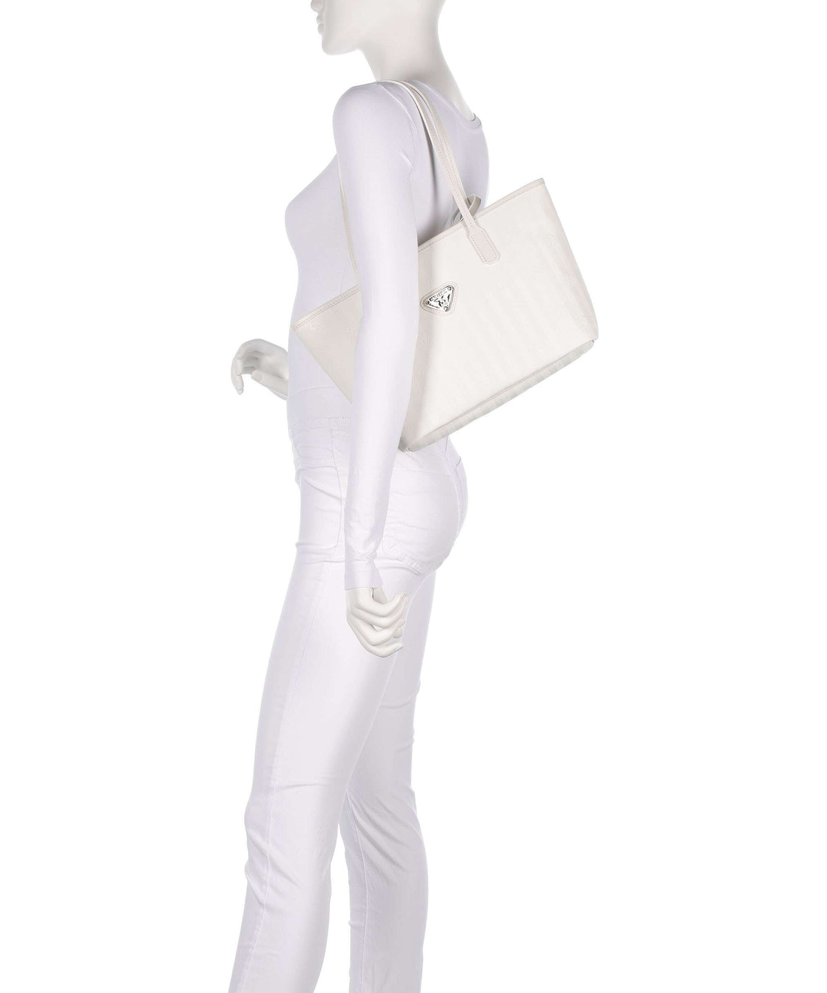 Maison Mollerus Vinerus Genf Tote bag snow weiss