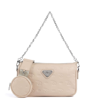 Maison Mollerus Stampato Zell Skuldertaske vanilla beige
