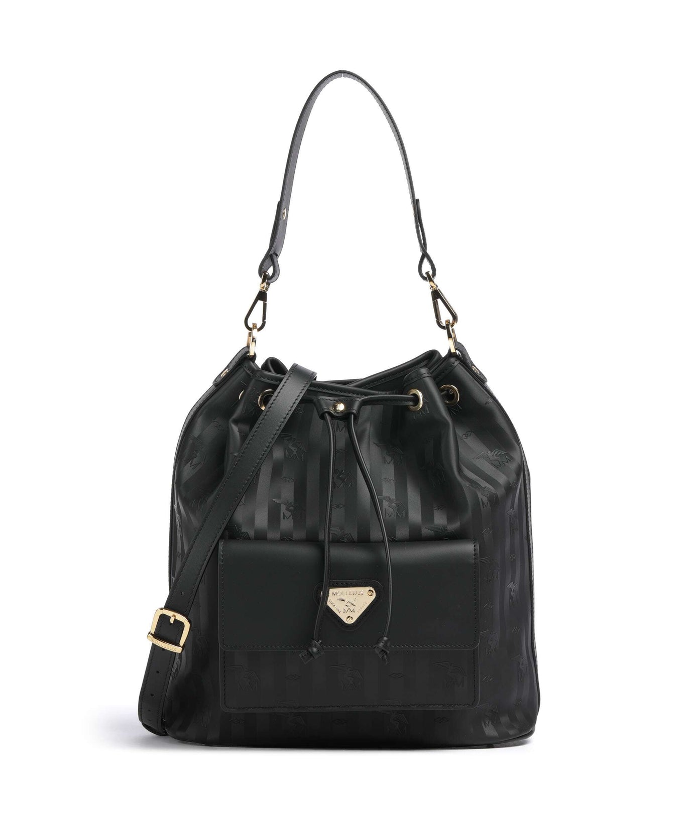 Maison Mollerus Vinerus Nyon Bucket bag classic schwarz