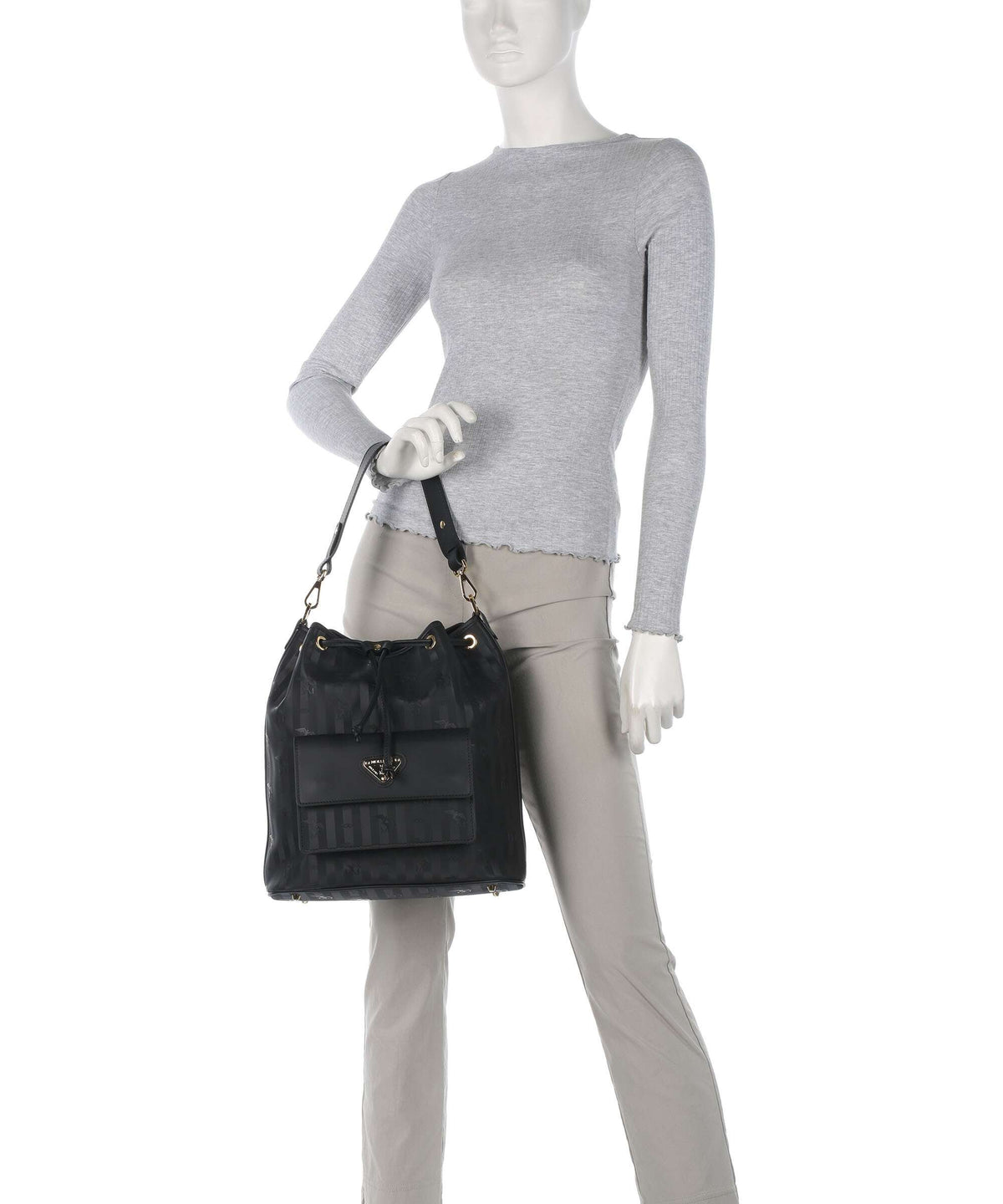 Maison Mollerus Vinerus Nyon Bucket bag classic schwarz