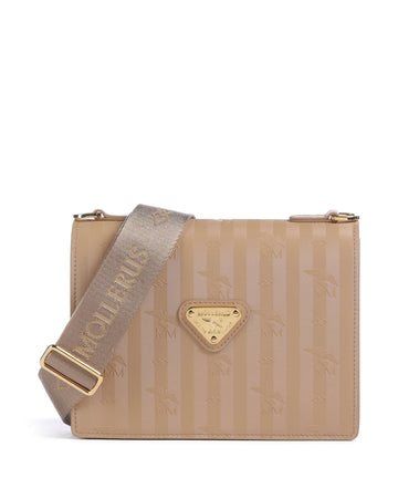 Maison Mollerus Vinerus Melide Crossover taske cappuccino beige/nastro