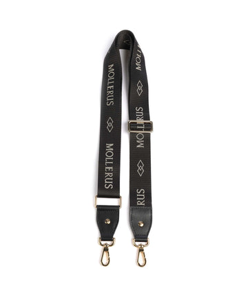 Maison Mollerus Aladdin Skulderrem black/gold