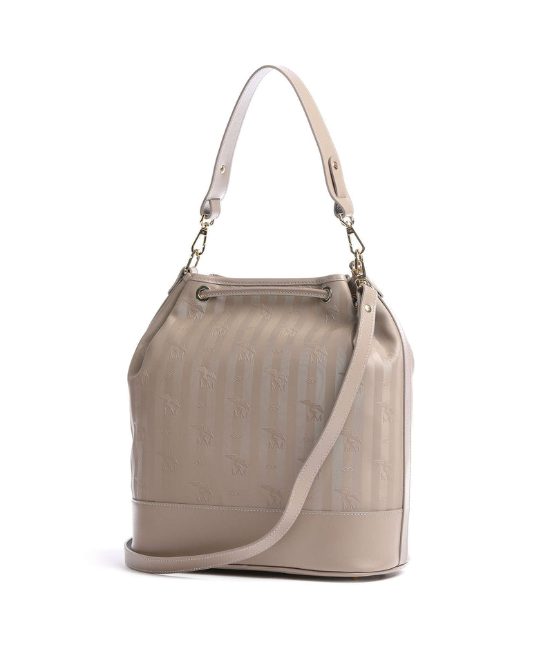 Maison Mollerus Vinerus Niesen Bucket bag taupe