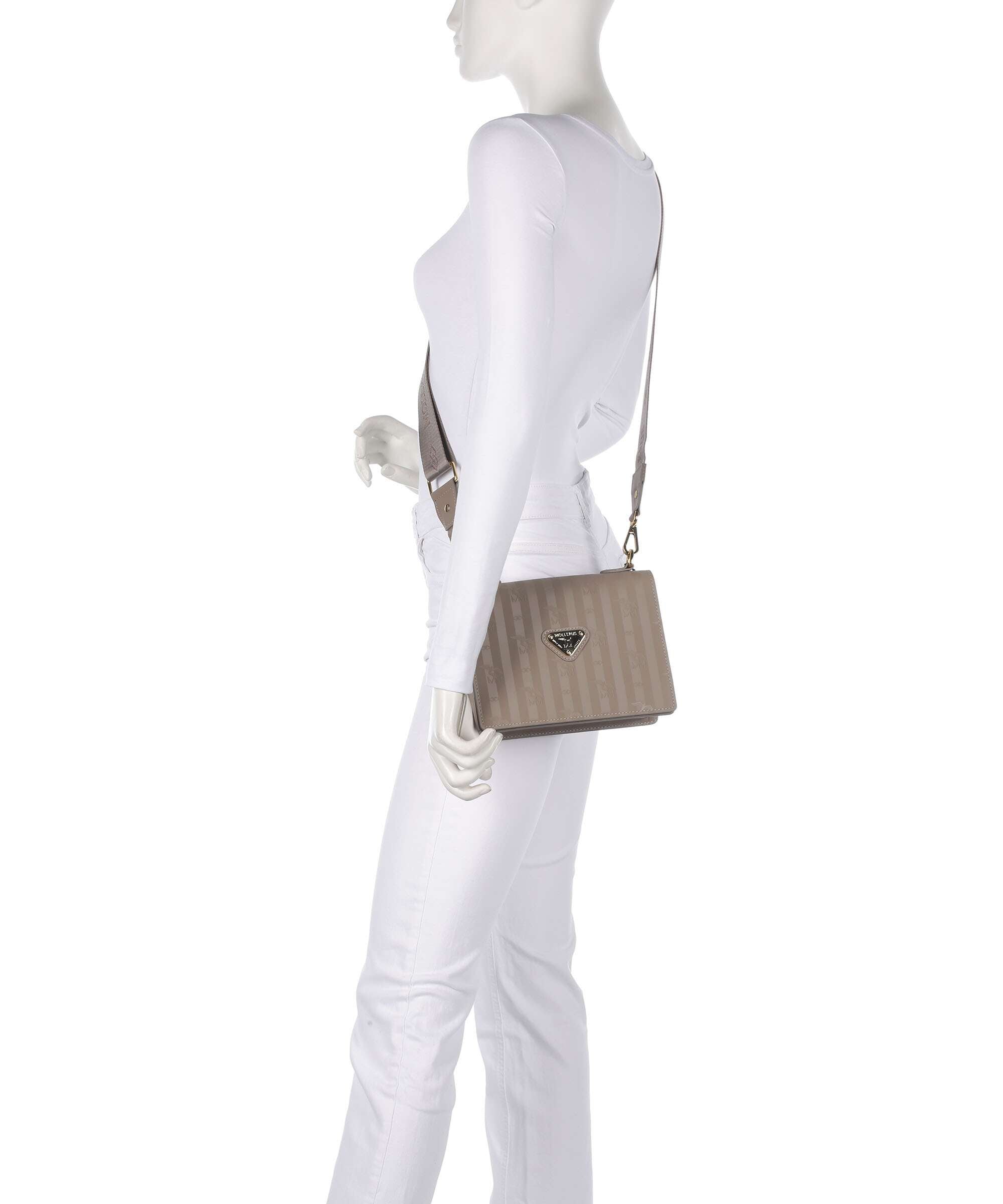 Maison Mollerus Vinerus Melide Crossbody bag taupe