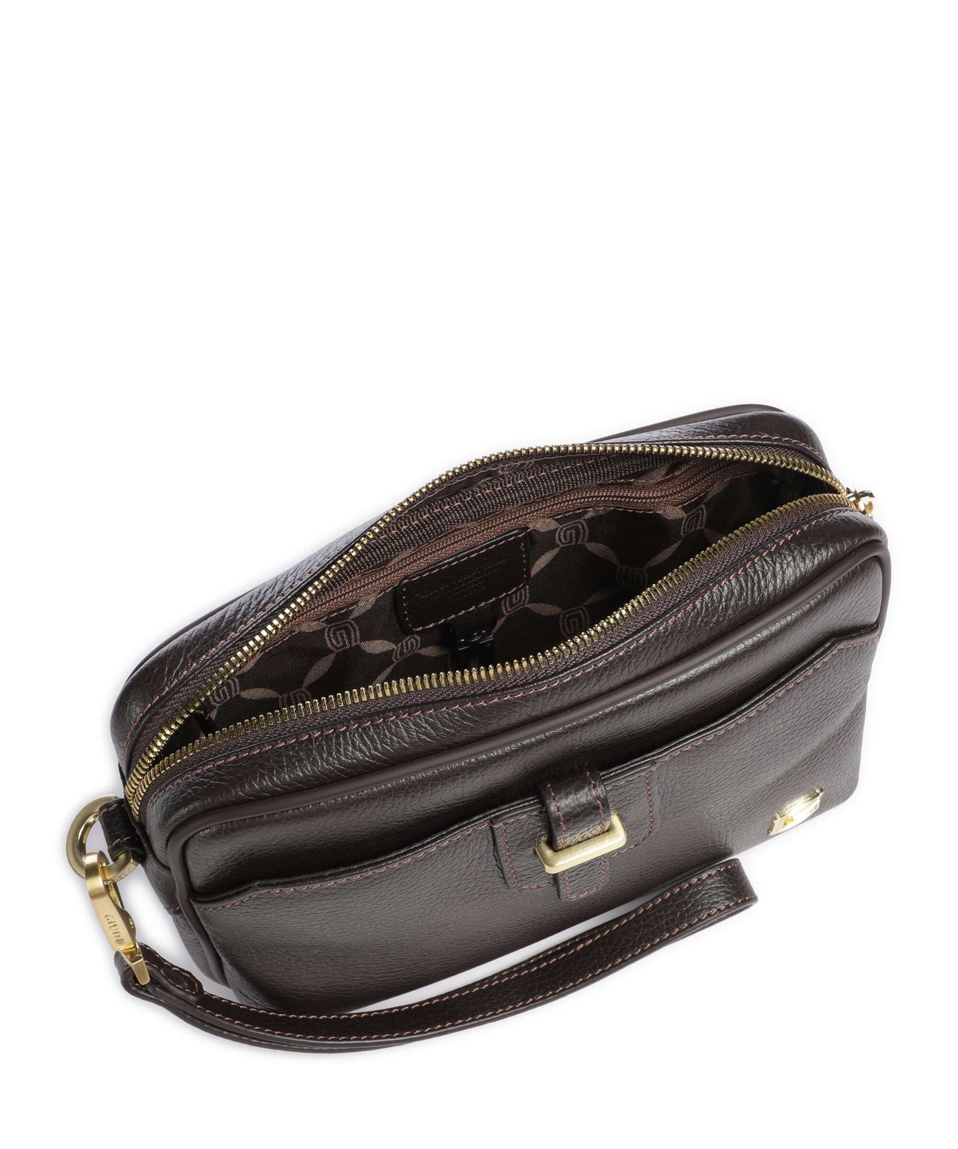 Giudi Wristlet dark brown