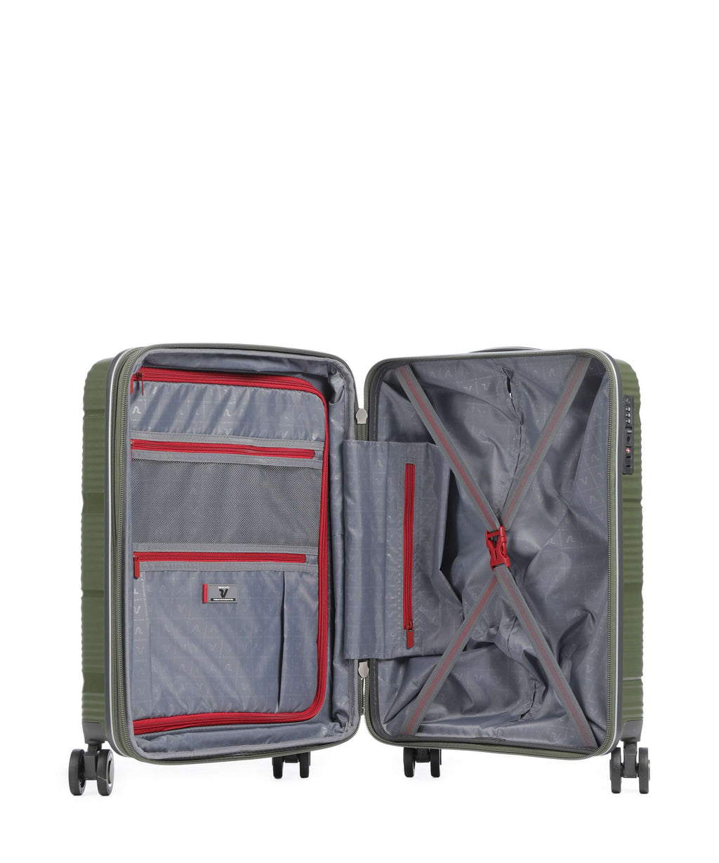 Roncato R-Lite Spinner (4 wheels) verde militare