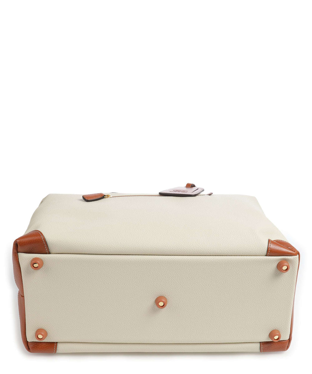 Brics Firenze Weekend bag cream
