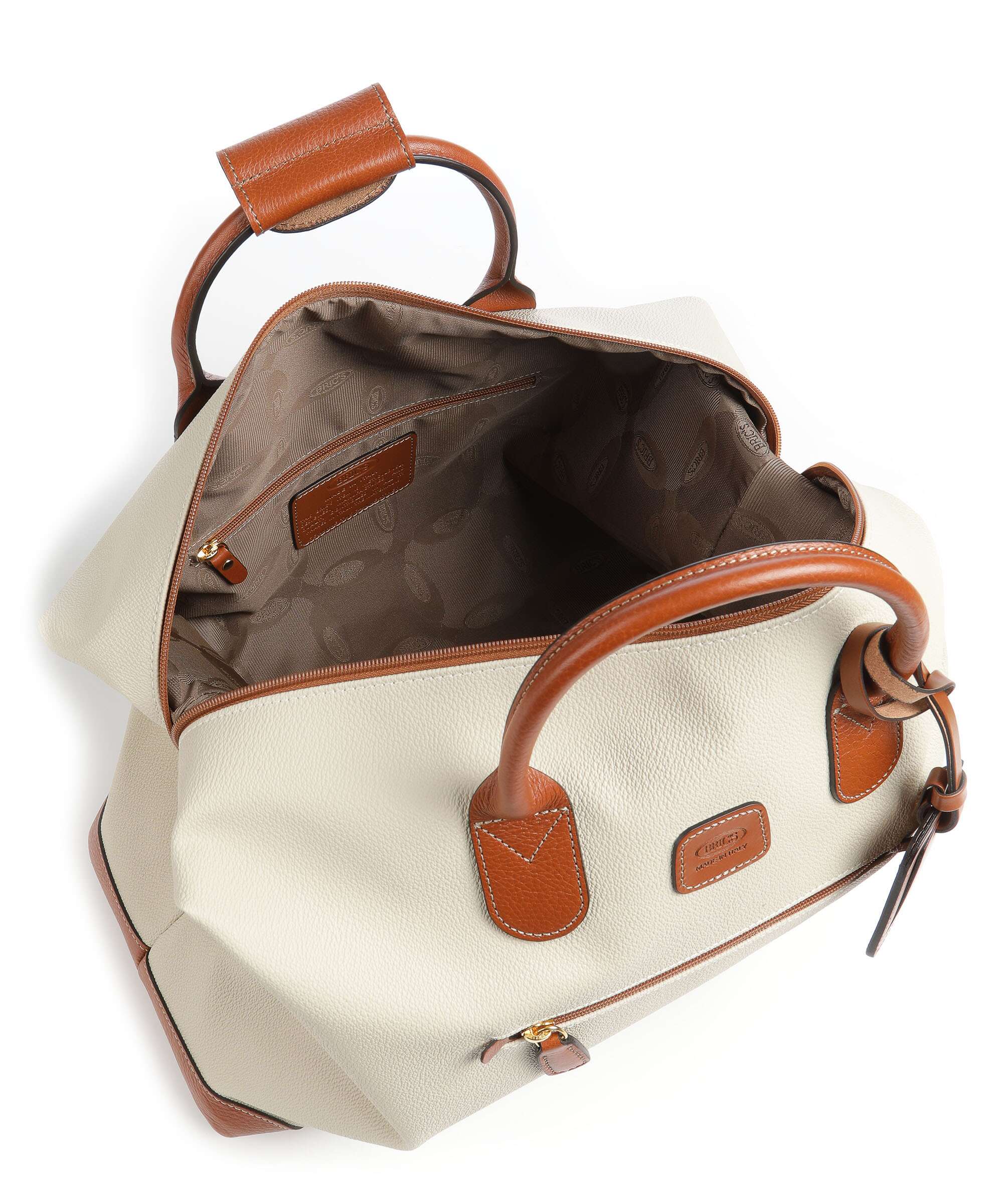 Brics Firenze Weekend bag cream