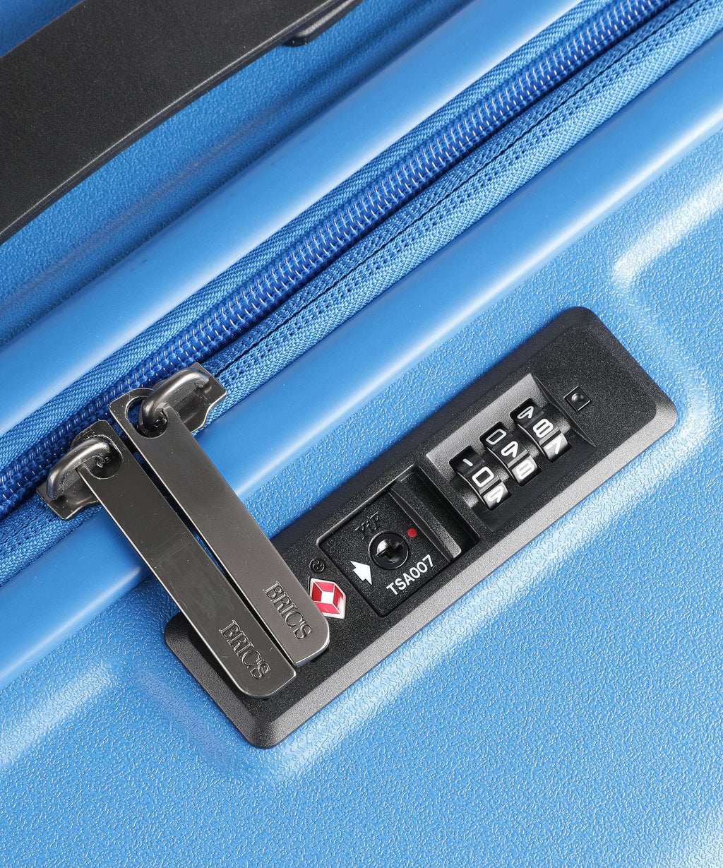 Brics BY Ulisse Spinner (4 wheels) electric blue