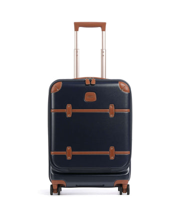 Brics Bellagio Kuffert med 4 hjul blue/tan