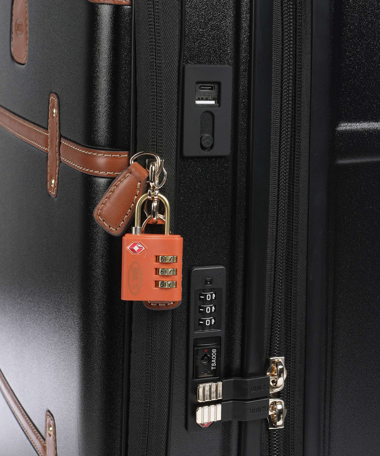 Brics Bellagio Spinner (4 wheels) black/tan