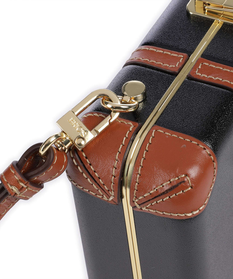 Brics Bellagio Crossbody bag black/tan