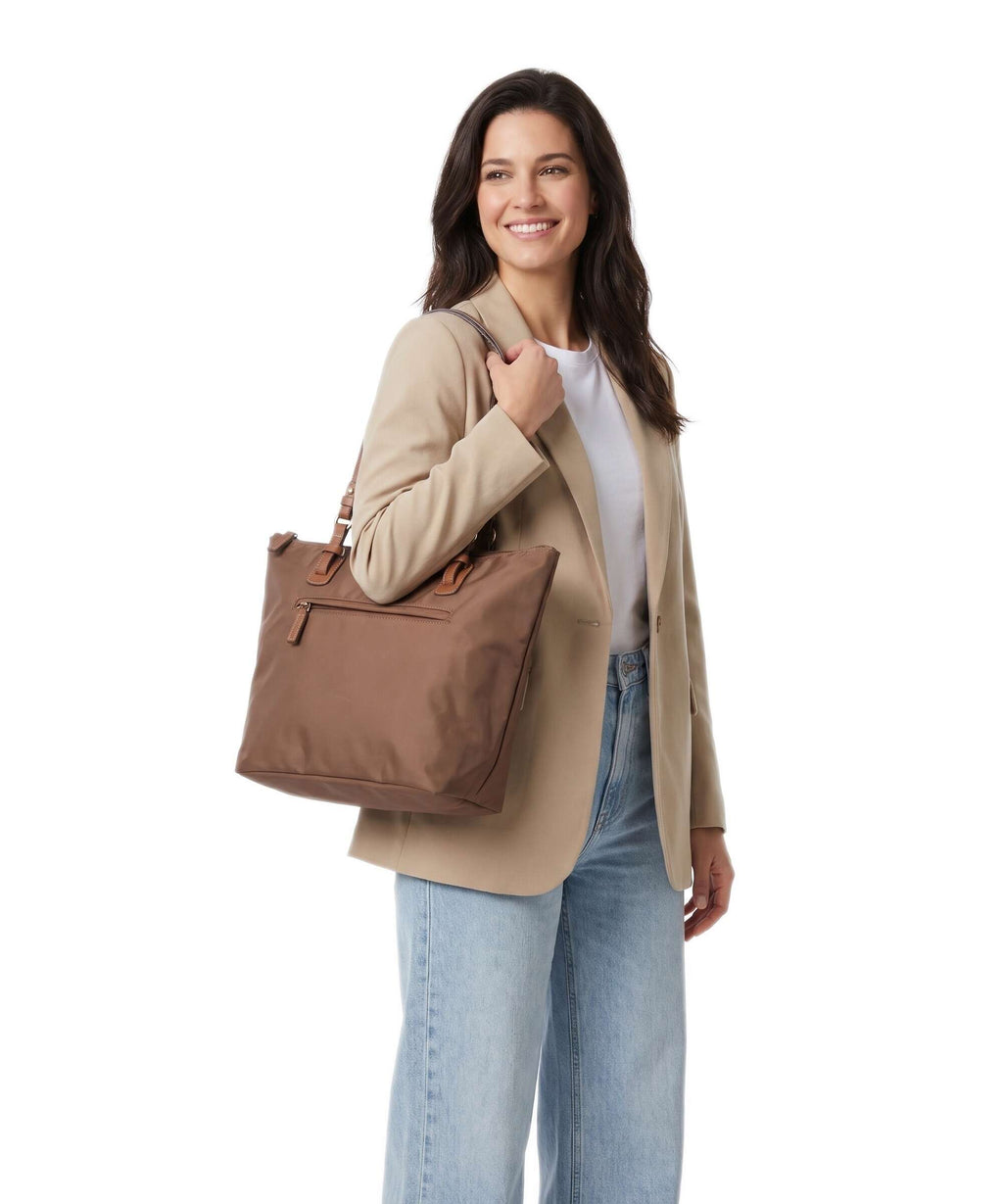 Brics X-Collection M Tote bag brownie