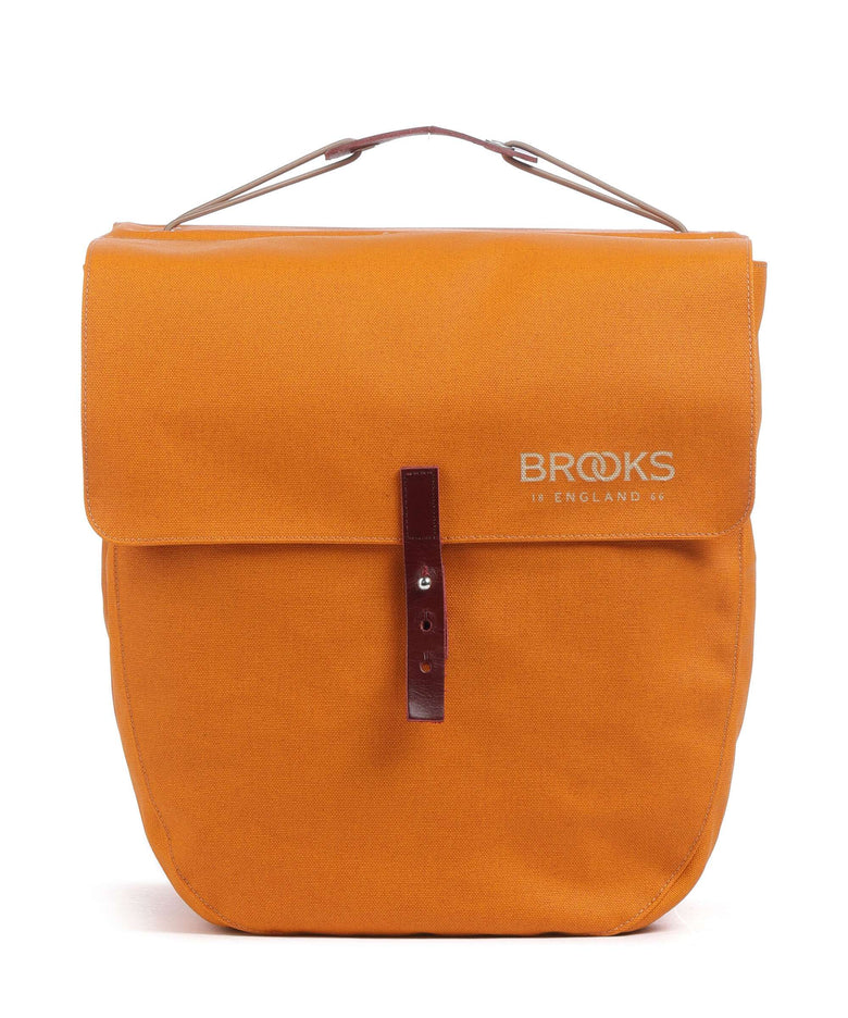Brooks England Bricklane bike pannier goosebeack/maroon