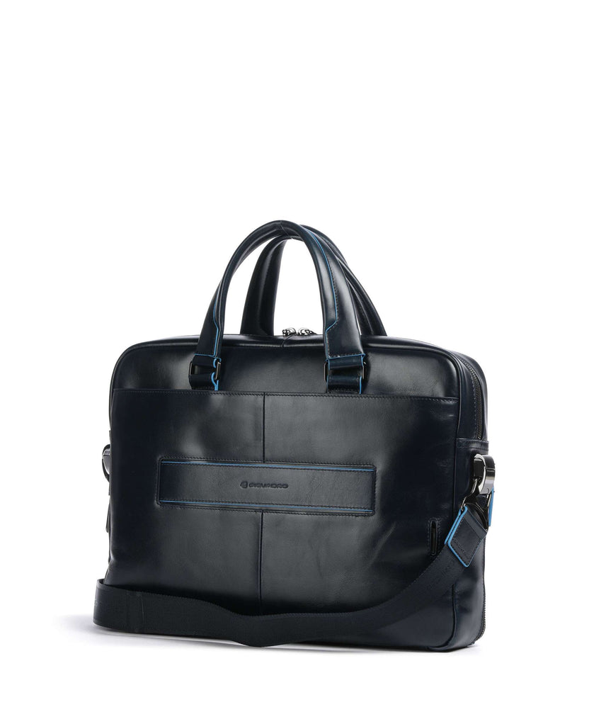 Piquadro Blue Square Briefcase blu